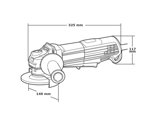 Машина шлифовальная угловая Makita GA5050R