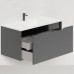 Salini Smile Тумба подвесная 80х50х48.5см., с раковиной, цвет: Anthracite. S800AON203