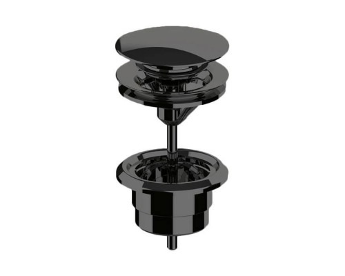 Almar Mixers Донный клапан 11/4 для раковины, цвет: черный металл брашированный PVD. E094000.AB
