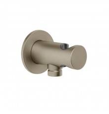 Gessi Ingranaggio Держатель для душевой лейки, с выводом воды, цвет: Finox Brushed Nickel. 63461#149