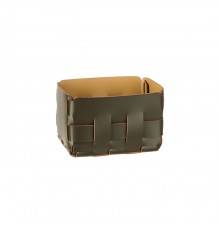 Colombo Adj Корзинка Mini Bottega, 12x19H13 см, цвет: оливковый/горчичный. BADJ1012-5540