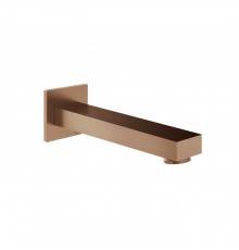 Gessi Inverso Rigato Излив для ванны, настенный, цвет: Copper Brushed PVD. 73103#708