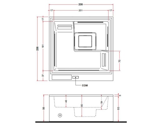 Gruppo Treesse Phantom Минибассейн 235x235x98см., комплектация SP1, г/м+ нагреватель, фиотр-картридж, хромо-я 2, внешняя панель VTR белая , цвет: белый. V322LXBNB22000SI, 322CUGXAN Gruppo Treesse Phantom Минибассейн 235x235x98см., комплектация SP1, г/м+ нагреватель, фиотр-картридж, хромо-я 2, внешняя панель VTR белая , цвет: белый. V322LXBNB22000SI, 322CUGXAN