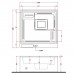 Gruppo Treesse Phantom Минибассейн 235x235x98см., комплектация SP1, г/м+ нагреватель, фиотр-картридж, хромо-я 2, внешняя панель VTR белая , цвет: белый. V322LXBNB22000SI, 322CUGXAN