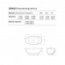 Dea Design Elegant Ванна 155x78x58см., отдельностоящая, Glasstek, прозрачная смола, цвет: Sunset R1. DD8620 1550 R1
