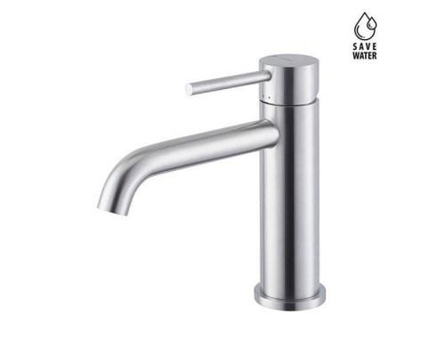 Newform X-STEEL 316 Смеситель для раковины на 1 отв.,  без донного клапана, излив 14.5см., цвет: INOX. 69612X.50.050