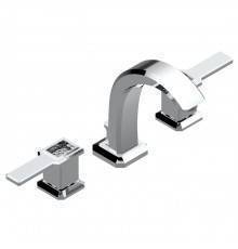 THG Metropolis a manettes cristal clair Смеситель для раковины, 3 отв., цвет: хром/прозрачный хрусталь. A2B-A02-151M