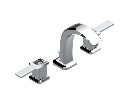 THG Metropolis a manettes cristal clair Смеситель для раковины, 3 отв., цвет: хром/прозрачный хрусталь. A2B-A02-151M THG Metropolis a manettes cristal clair Смеситель для раковины, 3 отв., цвет: хром/прозрачный хрусталь. A2B-A02-151M