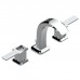THG Metropolis a manettes cristal clair Смеситель для раковины, 3 отв., цвет: хром/прозрачный хрусталь. A2B-A02-151M