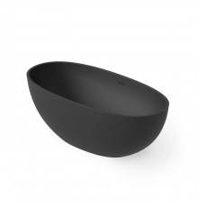 Dea Design Nature Ванна 155х75х55см., отдельностоящая, Solid Surface, цвет: Black №16	. DD8628 1550 16