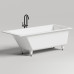 Salini Cascata KIT Ванна встраиваемая, с прямоугольной чашей, 170х75х60см, регулируемые ножки, донный клапан UpDown, сифон S-Stone, цвет: белый матовый. 104323M