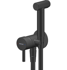 Гигиенический душ Sancos Atom SC2001MB со смесителем, С ВНУТРЕННЕЙ ЧАСТЬЮ, черный матовый