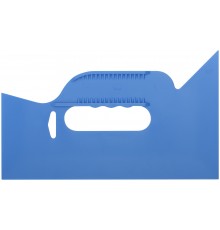 Шпатель прижимной, для разглаживания обоев, пластиковый, синий 255 мм