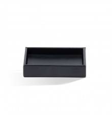 Decor Walther Brownie Tab S Лоток универсальный 12.5x9.5см, настольный цвет: черная кожа. 0931060