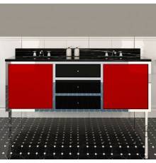 DevonDevon Jazz 3, Комплект мебели, напольный, Цвет: red/deep black. ACSWINDONDS bi,  A3