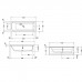 Duravit D-Code  Ванна акриловая прямоугольная 170х70x40см, встраиваемая, с 1 наклоном для спины, выпуск центральный , цвет: белый. 700097000000000,  790227000001000,  790127000000000