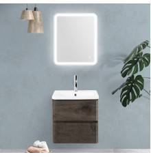 Мебель для ванной комнаты BelBagno Albano-Cer 60 подвесная, robere nature grigio