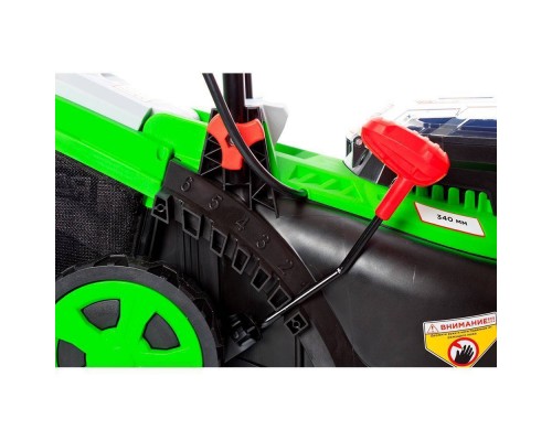 Газонокосилка аккумуляторная REDVERG RD-LM36-340/U (без акк, без з/у) + ЗУ 4А + 2 5Ач АКБ