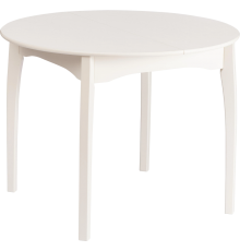 Обеденный стол TetChair Датская Diamante 100х100 см, ivory white