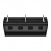 Gessi Binario Профиль линейный 880 мм, для 4 модулей, установка Easy-Fix, цвет: Black XL. 61127#299