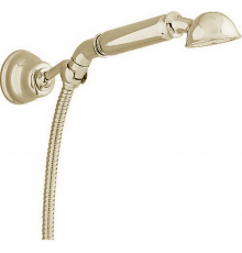 CISAL Shower Душевой гарнитур:ручная лейка,шланг 120 см,держатель настенный для лейки, цвет: золото. AR00305024