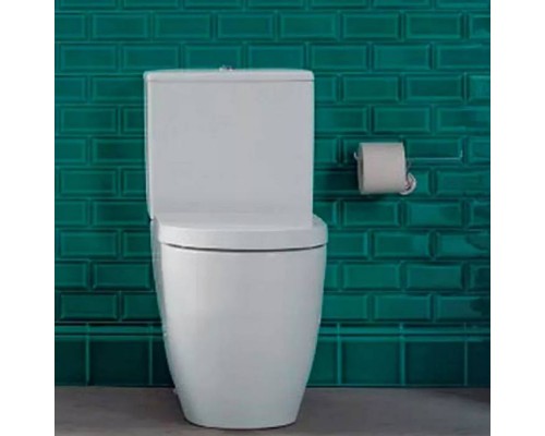 Duravit Me by Starck Унитаз-моноблок 37х65см., слив универсальный, с креплениями, цвет: белый/хром. 2170090000,  0938100005