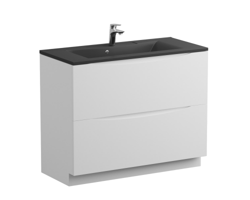 Тумба с раковиной BelBagno Marino 100, напольная, bianco lucido