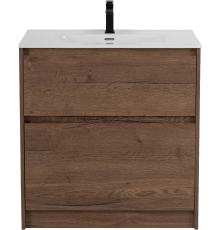 Тумба с раковиной BelBagno Kraft 39 80 напольная, rovere tabacco