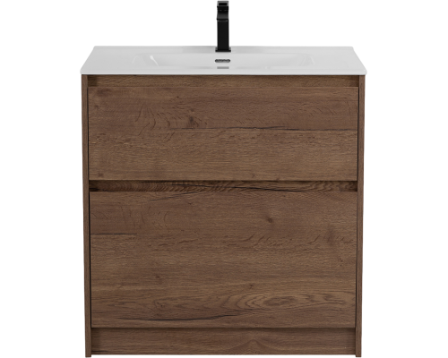 Тумба с раковиной BelBagno Kraft 39 80 напольная, rovere tabacco
