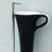 Artceram CUP Раковина 70х50х85 см, без отв., цвет: черно-белый. OSL004 01 50