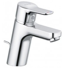 Kludi 37 282 0565 PureEasy Смеситель для раковины 70 мм, со сливным гарнитуром, 7 л/мин 372820565