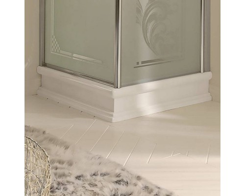 Kerasan Retro поддон прямоугольный 80х96см DX, диаметр слива 9см, цвет: белый. 133601