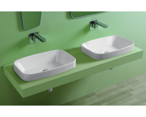 Simas Baden Baden Раковина 60х38 см, без отв., цвет: белый. BB11bi Simas Baden Baden Раковина 60х38 см, без отв., цвет: белый. BB11bi