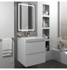 Мебель для ванной комнаты Uperwood Tanos 50 подвесная, белая матовая