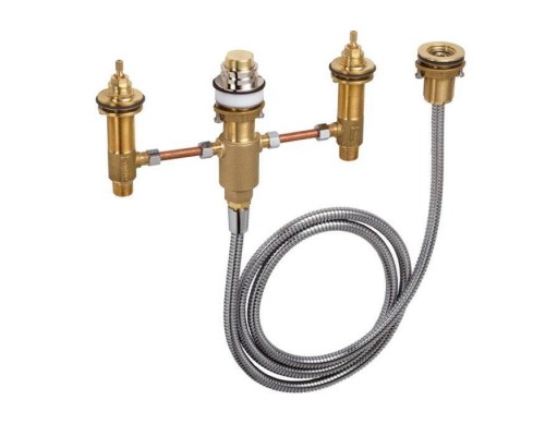 Hansgrohe Talis, Базовый набор для установки смесителя на 4 отверстия на край ванны. 13244180 Hansgrohe Talis, Базовый набор для установки смесителя на 4 отверстия на край ванны. 13244180