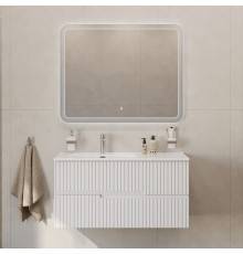 Мебель для ванной комнаты Cezares Duet 100 L bianco lucido, раковина Cezares CZR-8095-100-L