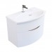 Kerama Marazzi Riva Тумба подвесная 80см, с раковиной, цвет: белый матовый. RV.wb.80,  RV.80\WHT.M