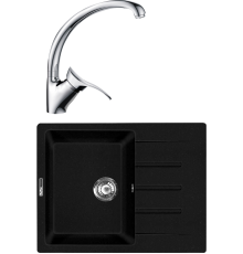 Комплект Мойка кухонная Lava L1.LAV lava + Смеситель SG01 CR chrome