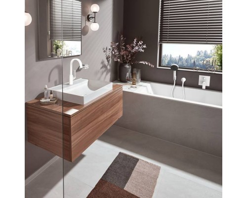 Hansgrohe Vivenis Смеситель для ванны, встраиваемый, цвет: белый матовый. 75415700 Hansgrohe Vivenis Смеситель для ванны, встраиваемый, цвет: белый матовый. 75415700