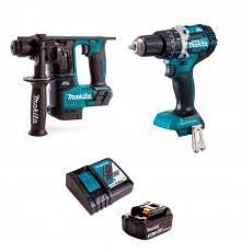 Набор инструментов Makita DLX2278 + Набор Makita 191A25-2
