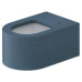Duravit Millio Унитаз подвесной, 37х57см.,  декор Pattern, крепление в компл., цвет: синий матовый. 250609FB
