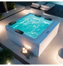 Gruppo Treesse Phantom Минибассейн 235x235x98см., комплектация SP1, г/м+ нагреватель, фиотр-картридж, хромо-я 2, внешняя панель VTR белая , цвет: белый. V322LXBNB22000SI,  322CUGXAN