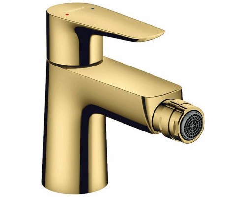 Hansgrohe Talis E Смеситель для биде, 1 отв., с донным клапаном, цвет: полированное золото. 71720990 Hansgrohe Talis E Смеситель для биде, 1 отв., с донным клапаном, цвет: полированное золото. 71720990