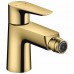 Hansgrohe Talis E Смеситель для биде, 1 отв., с донным клапаном, цвет: полированное золото. 71720990
