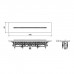 Almar Waterfall Wall Built-In Излив 35х8см., настенный, водопад, цвет: AISI 316 Stainless Steel. E003194.CO316