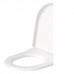 Duravit Starck 3 Сиденье с крышкой, цвет: белый/нержавеющая сталь. 0063810000