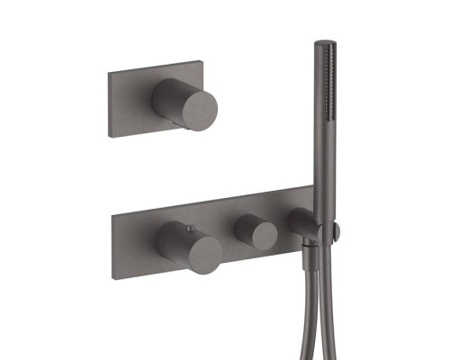 Fantini Milano Встраиваемый смеситель для душа, термостатический, цвет: Matt Gun Metal PVD. 31 P5 4712B