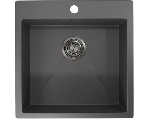 Мойка кухонная Granula 5151, графит матовый