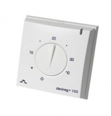 Терморегулятор DEVIreg™ D-132 накладной, с датчиком пола и воздуха, 16А 140F1011