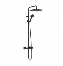 Hansgrohe Vernis Shape Душевая система, с термостатом, цвет: черный матовый. 26427670
